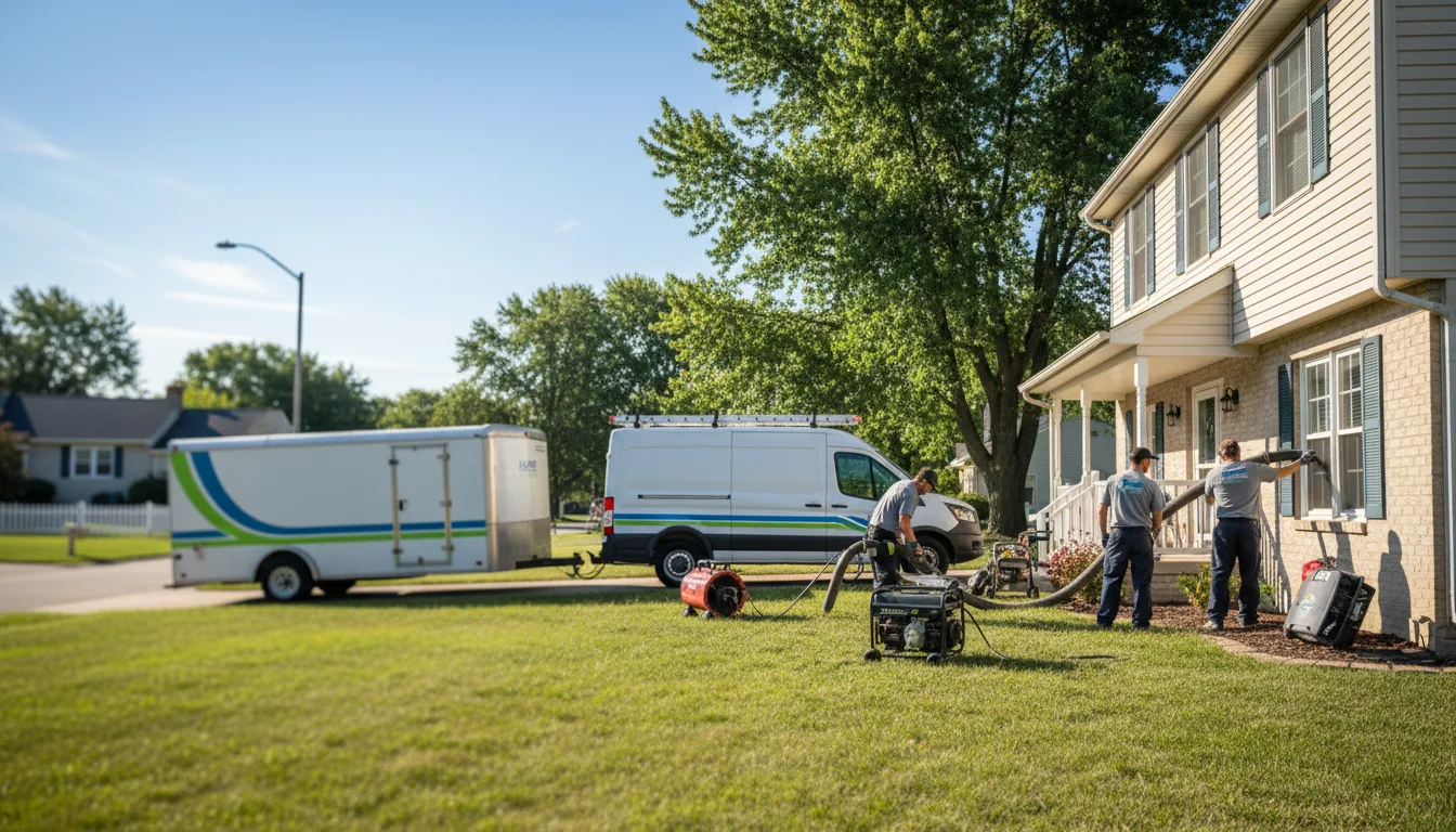 Flooded Basement Restoration And Cleanup With Repair in Hiawatha, IA near me